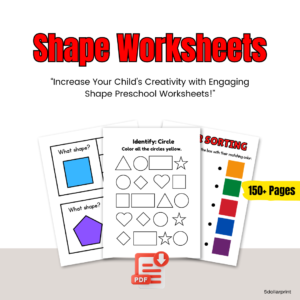 shapes worksheets for preschoolers